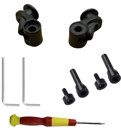 Adhiper QC35 Charnière pivotante + serrure à charnière métallique en forme de U pour casque Bose QC35, pièces de rechange, accessoires de rechange (noir)