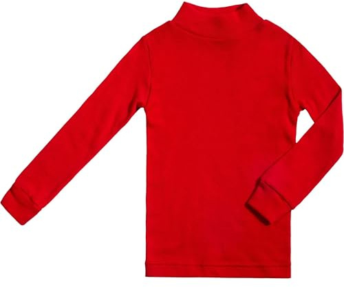 BABIDU | Camiseta Interior Niños Unisex Cuello Medio Alto Semicisne, Gama Punt NOU, Ropa para Niño y Niña de 2 a 16 Años Unisex, Camiseta Interior Manga Larga Algodón y Poliéster, Complemento Disfraz