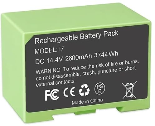 Ersatzbatterie für iRobot Roomba e & i Series ABL-D1, kompatibel mit Roomba i8 i8+ i7 i7+ i4 i4+ i3 i3+ e5 e6 J7 J7+ J6+ J6 Plus J5 J5+ Series, Li-Ionen-AKKU