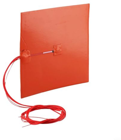 Besttoolifes 400 W Silikon-Heizkissen, 2000 mm x 200 mm, mit 100 K Thermistor für Drucker, hohe Beständigkeit, IP68 wasserdichte Heizmatte (220 V)