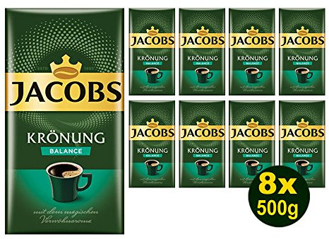 Jacobs Krönung Balance, Filterkaffee (8 x 500 g)