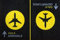 empireposter Arrivals/Departures - Fussmatte, Größe: 60 x 40 cm, Material Polypropylen