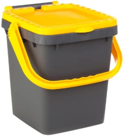 ECOPLAST S.r.l. ECP20 Poubelle Ecoplus 20 L, jaune