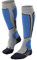 FALKE Herren Skisocken SK2 Intermediate Wool M Kh Wolle Funktionsmaterial warm dick 1 Paar, Grau Light Grey 3400, 46-48