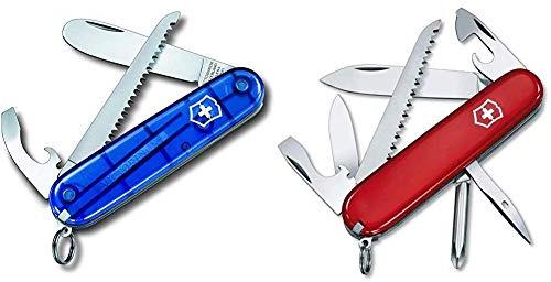 Victorinox Kinder Taschenmesser My First Victorinox H (9 Funktionen, Runde Klinge, Kette, Kordel)