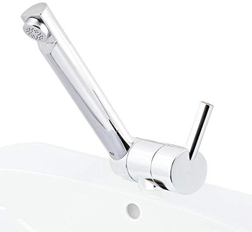 12V Armatur Wasserhahn | Chrom | Höhe 40mm | Monomix | klappbar | Mischbatterie