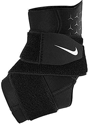 Nike Unisex – Erwachsene Pro Ankle Sleeve Knöchelbandage, Schwarz, L