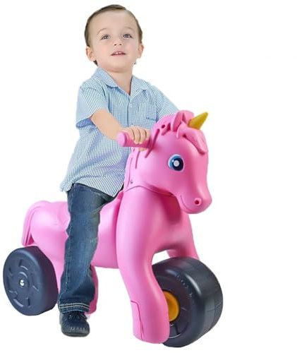 Feber - Unicorn, Foot-to-Floor, Balance Bike, Toy for Preschool Children, Recommended from 18 Months (Famosa 800012983)