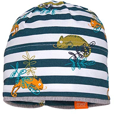 maximo Jungen Beanie Mütze Chamäleon GOTS-45 - Kindermode : Jungen