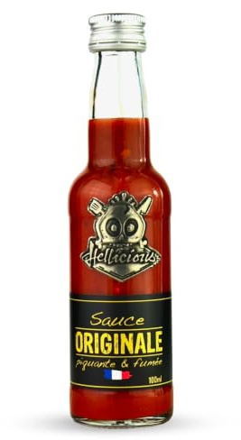 Sauce Orginale Hellicious - Première marque de sauces piquantes fabriquées en France - sauce fumée et relevée