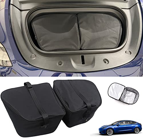 PACEWALKER Fit 2017-2022 Tesla Model 3 Frunk Cooler Organizer Insulation Cooler Bag Front Trunk Storage Organizers for Tesla Model 3 Accessories