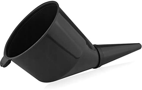 Fuel Funnel Angled with Fine Mesh Filter - Car Funnel for AdBlue, Petrol, Diesel, Oil - Anti-Spill Design for Easy Refilling - Lightweight, Durable, Universal Fit, Rust Proof