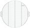 BonFeu BonGrill Grillrost aus verzinkter Stahl - Plancha Grillplatte - Grillplatte Gasgrill, Plancha Gasgrill, Plancha Grill - Grillmatte für Feuerschale, Feuerkorb und Gartenkamin - Ø100cm