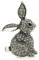 MAYIYAHO Vintage Strass Lapin Broches pour Femmes Unisexe Lapin Animal Bureau décontracté Broche Broches Cadeaux