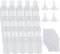 20 Sets 30ml Plastic Bottles Empty Travel Bottles Clear Refillable Plastic Travel Bottles for Liquids Flip Cap Bottles with 4 Pcs Small Funnel and 4 pcs Labels for Travel or Cosmetic