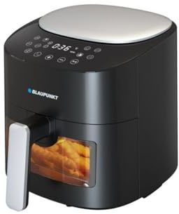 Blaupunkt Fritteuse ohne Öl, AGDBLEC008, Schwarz, Silber, 1300 W, 3,7 l