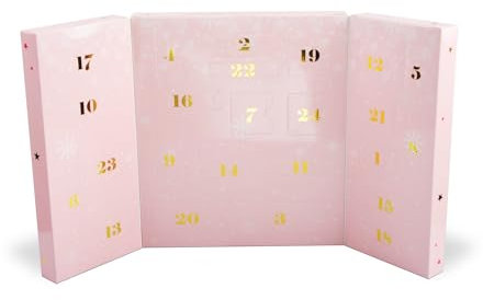 Make-up-Adventskalender für Damen | 24 Teile: Blush, Lidschatten, Lippenstift, Nagellack | Make-up-Palette | Geschenk-Idee Weihnachten | Make-up by Gloss!