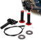 Gruppo acceleratore per moto, manopole da 22 mm, cavo acceleratore 50 cc, 110, 125, 150, 200, 250 cc, colore: nero
