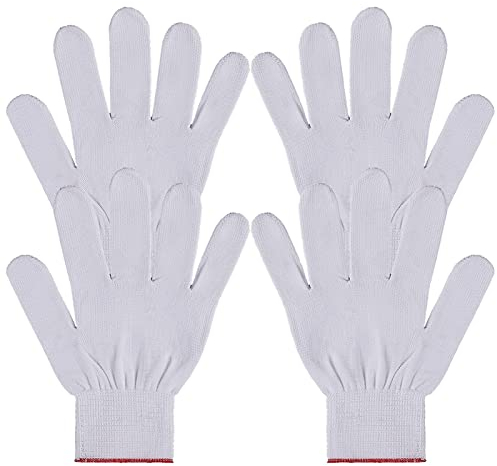 Qumiuu Handschuhe für Bassisten, Fingerspitzenschutz für Gitarren, elastische Mehrzweck-Gitarrenhandschuhe für Musiker, Weiche Fingerspitzen-Fäustlinge für Bassgitarre, Cello, waschbarer