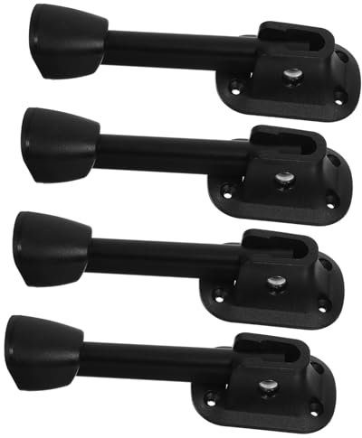 Hoement 4Pcs Pieds De Table Pliants en Fer Robustes pour Meubles Et Bureaux Design Élégant Et Pratique Support Fiable Et Économiseur D'Espace