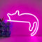 UExnkj-Y Gatto Insegne al Neon Cat Neon Sign decorazione della camera da letto lampade neon rosa alimentato tramite USB con interruttore regali di festa neon