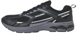 JACK & JONES Herren Jfwtokyo Mesh Sneaker Noos, Anthracite, 46 EU