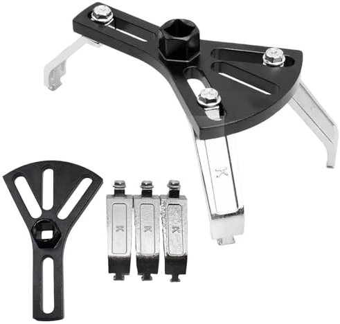 USTOPF1T Car Fuel Pump Removal Tool, Adjustable Fuel Pump Lock Ring Tool, Car Fuel Lid Tank Cover Collar Ring Spanner, Universal 5.31 to 7.17 Fuel Tank Repair Tool