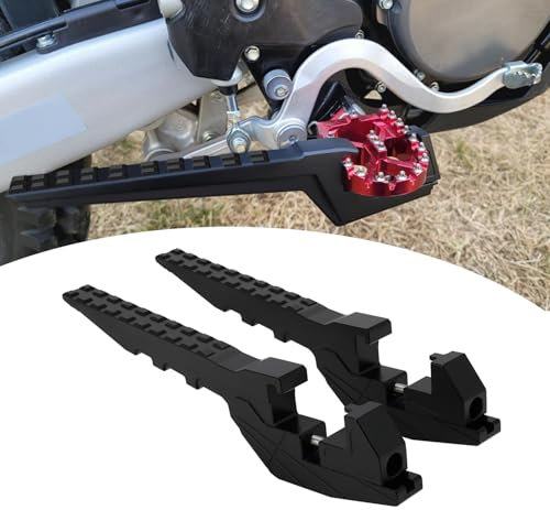 BIUGERCN Repose Pied Moto Cale Pied Moto Passager Repose-Pieds Universels pour EXC XC FE WR CRF RMZ Surron Light Bee X/S Talaria X3 X4 Dirt Pit Bike Enduro