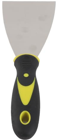 Stainless Steel 3D Printer Spatula, Rubber Handle 3in Hot Bed Spatula, Great Match with The 3D Printer, Ergonomic and Comfortable for Professional Use