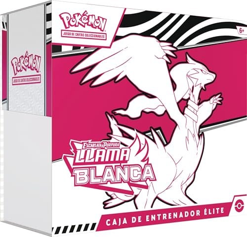 Pokémon: Elite Trainer-Box Scharlachrot und Violett-weißer Lama: Reshiram von JCC Pokémon (1 Promokarte mit erweiterter Illustration von Tornadus, 9 Boosterpacks und Premium-Zubehör)
