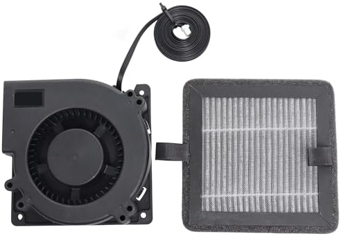 Luft for HEPA-Filter for Gehäuse Prusa MK4 MK3S XL 3D-Drucker Luftreinigung 12032 Lüfter 24 V 3D-gedruckte Box PETG-Filament unverwechselbar(Filter with fan)