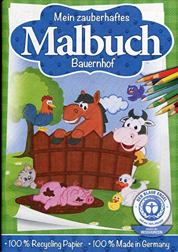 Malbuch Bauernhof. Edition Der blaue Engel