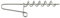 Spro Softbait Spiral 54mm - 6 Schraubköpfe für Gummifische, Spirale für Gummiköder, Jigkopf für Gummishads, Gummifischspirale