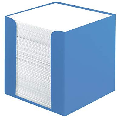 Herlitz 50015894 Zettelkasten 9 x 9 cm mit 700 Blatt, baltic blue