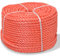 vidaXL Corde Torsadée Polypropylène 10 mm 500 m Orange Jardin Cordage Cordon