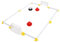 Alomejor Tabelle Air Power Fußball Spielzeug Air Power Fußball Disk Air Hockey Hover Fußball Fußballplatz Spiel Spielzeug Set für Kinder