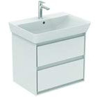 Ideal Standard Connect Air Waschtischunterschrank, 580mm, 2 Auszüge, E1605, Farbe: Eiche grau Dekor/weiß matt - E1605PS