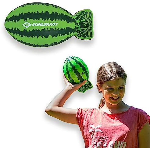 Schildkröt Splash Ball im Wassermelonen-Stil, aufblasbarer Wasserball aus griffigem Neopren für Indoor, Garten, Pool, Meer und Strand, Keine Farbe, o.G.