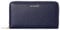 Frentree® Clutch Geldbörse Damen - Portemonnaie Damen 100% veganes Leder mit 16 Kartenfächern und Smartphonefach Herbst- und Winterfarben - Nachtblau