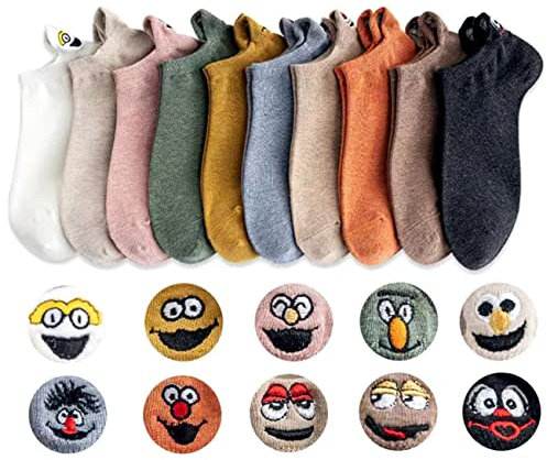 LETO Lustige Bunte Socken Damen Baumwolle Socken Karikatur Tier Niedlich Katze cats hund Socken Weihnachten Geschenk für Frauen Mädchen