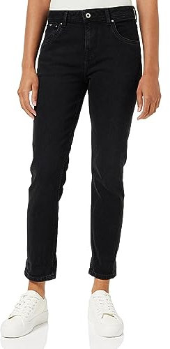Pepe Jeans Violet, Vaqueros para Mujer, Negro (Denim-xf1), 31W / 32L