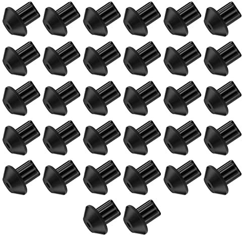 Carkio 32 unidades WB2K101 de goma compatibles con GE Kenmore Hotpoint Burner Grate. 32 protectores de goma para pies de goma Compare to Part # WB02K0101, 247410, AP2622260, PS244440. 1358 cm