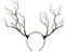 LOVIVER Gothic Geweih Hirsch Hörner Haarband Stirnband Cosplay Kopfschmuck Weihnachten, Grün, 42x38x3cm