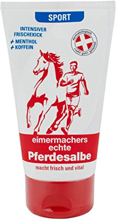 Pferdesalbe Sport Eimermacher mit Menthol und Koffein - 150ml