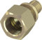 Tece 16/20/25/32 DVGW Messing Wandscheibe Winkel Kupplung T-Stuck (Übergangsmuffe Standard Messing, 25x1 (Nr.765009))