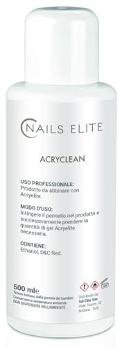 Nails Elite Acryclean Cleaner per prodotto acryelite 500ml Liquido per acrilgel