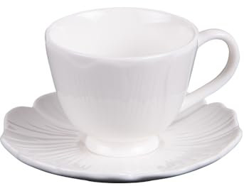 Table Passion - Tasse à café avec sous tasse Ginkgo 10 cl (lot de 6)