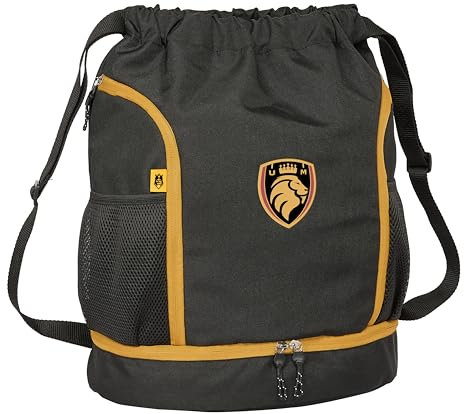 KINGS LEAGUE ULTIMATE MOSTOLES Rucksack, ideal für Kinder verschiedener Altersgruppen, bequem und vielseitig, Qualität und Widerstandsfähigkeit, 34 x 15 x 43 cm, Schwarz, Schwarz, Estándar, Casual