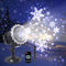 ROVLAK Projektor Weihnachten Aussen LED Weihnachtsprojektor Lampe IP65 Wasserdichter mit Schneeflocken Projektionslampe Fernbedienung Weihnachte Schneefall Effektlicht Projektor Lampe Außen Innen