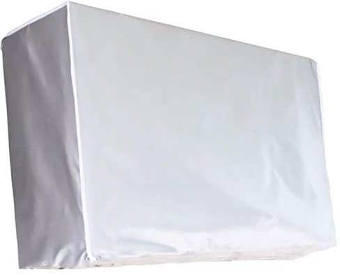 Didiseaon Cubierta Protectora De Aire Acondicionado Exterior y Resistente Al Sol Funda De Correas De Sujeción para Mejor y Protección Climática